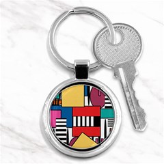 Tajah Olson Designs  Key Chain (round) by TajahOlsonDesigns