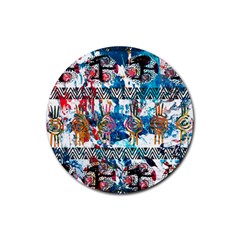 Tajah Olson Designs  Rubber Round Coaster (4 Pack)  by TajahOlsonDesigns