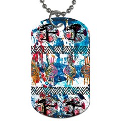 Tajah Olson Designs  Dog Tag (two Sides) by TajahOlsonDesigns