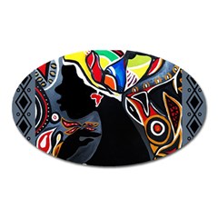 Tajah Olson Designs  Oval Magnet by TajahOlsonDesigns