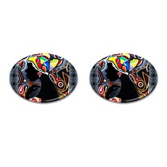 Tajah Olson Designs  Cufflinks (oval) by TajahOlsonDesigns