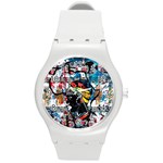 Tajah Olson Designs. Round Plastic Sport Watch (M) Front