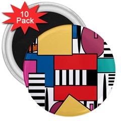 Tajah Olson Designs  3  Magnets (10 Pack)  by TajahOlsonDesigns