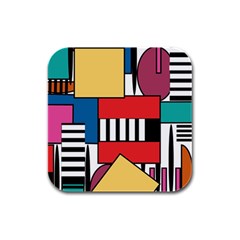 Tajah Olson Designs  Rubber Square Coaster (4 Pack)  by TajahOlsonDesigns