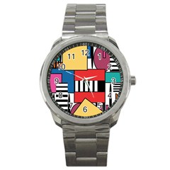 Tajah Olson Designs  Sport Metal Watch by TajahOlsonDesigns