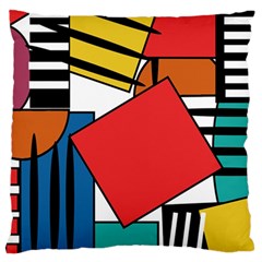 Design 9 Large Flano Cushion Case (two Sides) by TajahOlsonDesigns