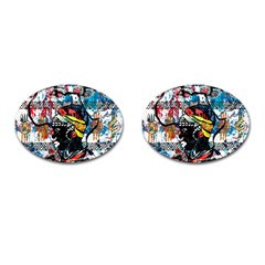 Tajah Olson Designs  Cufflinks (oval) by TajahOlsonDesigns