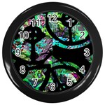 Design 11 Wall Clock (Black) Front