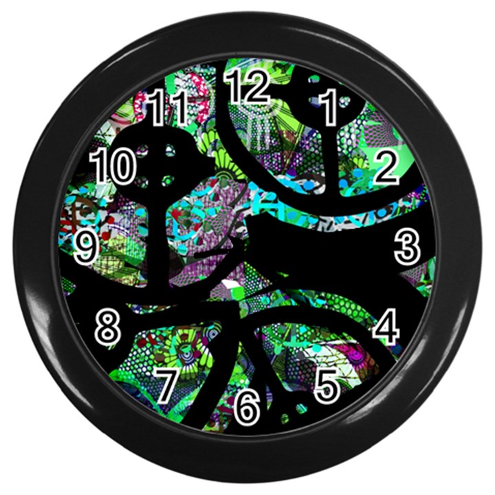 Design 11 Wall Clock (Black)