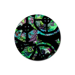 Design 11 Rubber Round Coaster (4 Pack)  by TajahOlsonDesigns