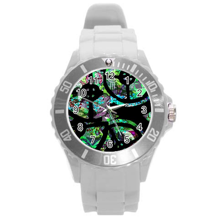 Design 11 Round Plastic Sport Watch (L)