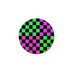 Checkerboard Again 1a Golf Ball Marker by impacteesstreetwearseven