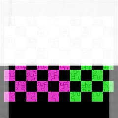 Checkerboard Again 1a Rectangular Jigsaw Puzzl by impacteesstreetwearseven