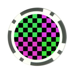 Checkerboard Again 1a Poker Chip Card Guard by impacteesstreetwearseven