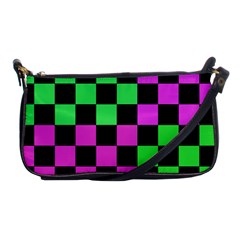 Checkerboard Again 1a Shoulder Clutch Bag by impacteesstreetwearseven