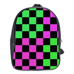 Checkerboard Again 1a School Bag (xl) by impacteesstreetwearseven