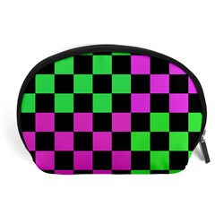 Checkerboard Again 1a Accessory Pouch (large) by impacteesstreetwearseven