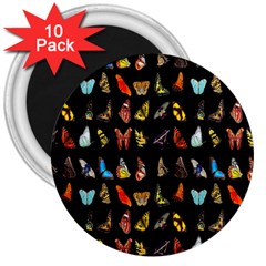 Butterfly 3  Magnets (10 Pack)  by ArtworkByPatrick