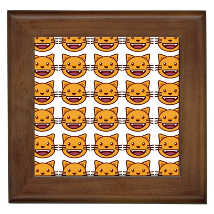 Cat Framed Tile