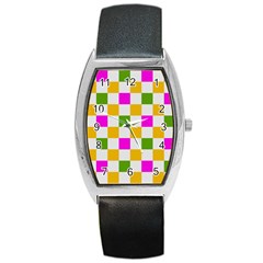 Checkerboard Again 3 Barrel Style Metal Watch by impacteesstreetwearseven