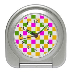 Checkerboard Again 3 Travel Alarm Clock by impacteesstreetwearseven