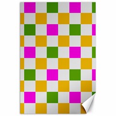 Checkerboard Again 3 Canvas 20  X 30  by impacteesstreetwearseven