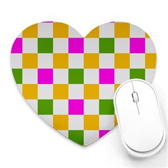 Checkerboard Again 3 Heart Mousepads by impacteesstreetwearseven