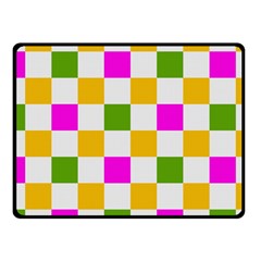 Checkerboard Again 3 Fleece Blanket (small) by impacteesstreetwearseven