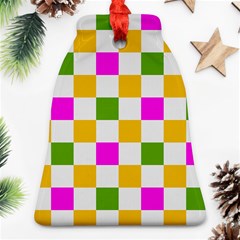 Checkerboard Again 3 Bell Ornament (two Sides) by impacteesstreetwearseven