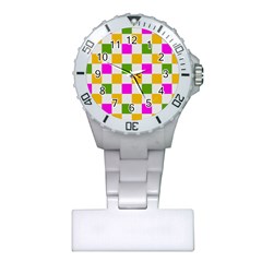 Checkerboard Again 3 Plastic Nurses Watch by impacteesstreetwearseven