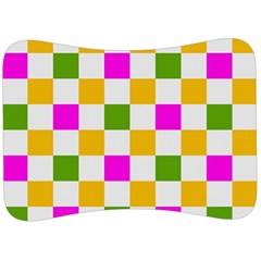 Checkerboard Again 3 Velour Seat Head Rest Cushion by impacteesstreetwearseven