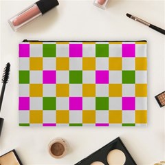 Checkerboard Again 3 Cosmetic Bag (large) by impacteesstreetwearseven