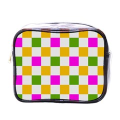 Checkerboard Again 3 Mini Toiletries Bag (one Side) by impacteesstreetwearseven