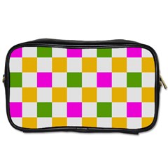 Checkerboard Again 3 Toiletries Bag (two Sides) by impacteesstreetwearseven