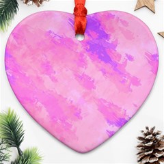 Almostwatercolor Heart Ornament (two Sides)