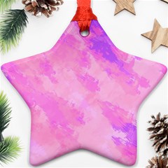 Almostwatercolor Star Ornament (two Sides)