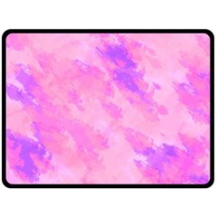 Almostwatercolor Fleece Blanket (large)  by designsbyamerianna