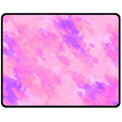 Almostwatercolor Double Sided Fleece Blanket (medium)  by designsbyamerianna