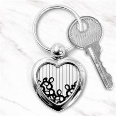 Chaos N Order Key Chain (heart) by designsbyamerianna