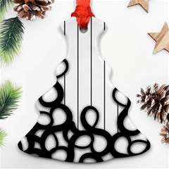 Chaos N Order Christmas Tree Ornament (two Sides)