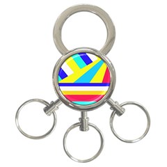 Down Spiral 3-ring Key Chain by impacteesstreetwearsix