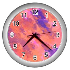 Harshenvironment Wall Clock (silver) by designsbyamerianna