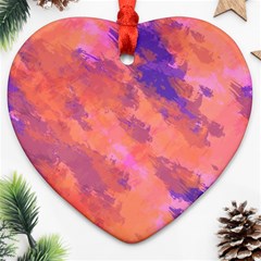 Harshenvironment Heart Ornament (two Sides) by designsbyamerianna