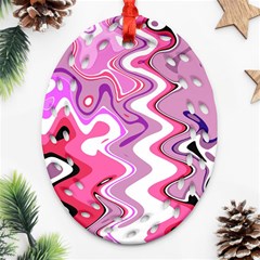 Mylifeinpink Oval Filigree Ornament (two Sides)