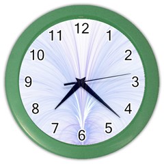 Flowerpetal1 Color Wall Clock by designsbyamerianna