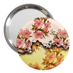 A Touch Of Vintage, Floral Design 3  Handbag Mirrors by FantasyWorld7