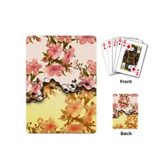 A Touch Of Vintage, Floral Design Playing Cards Single Design (mini) by FantasyWorld7