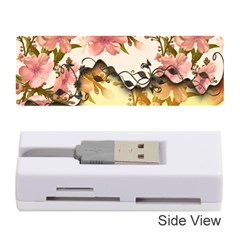 A Touch Of Vintage, Floral Design Memory Card Reader (stick) by FantasyWorld7