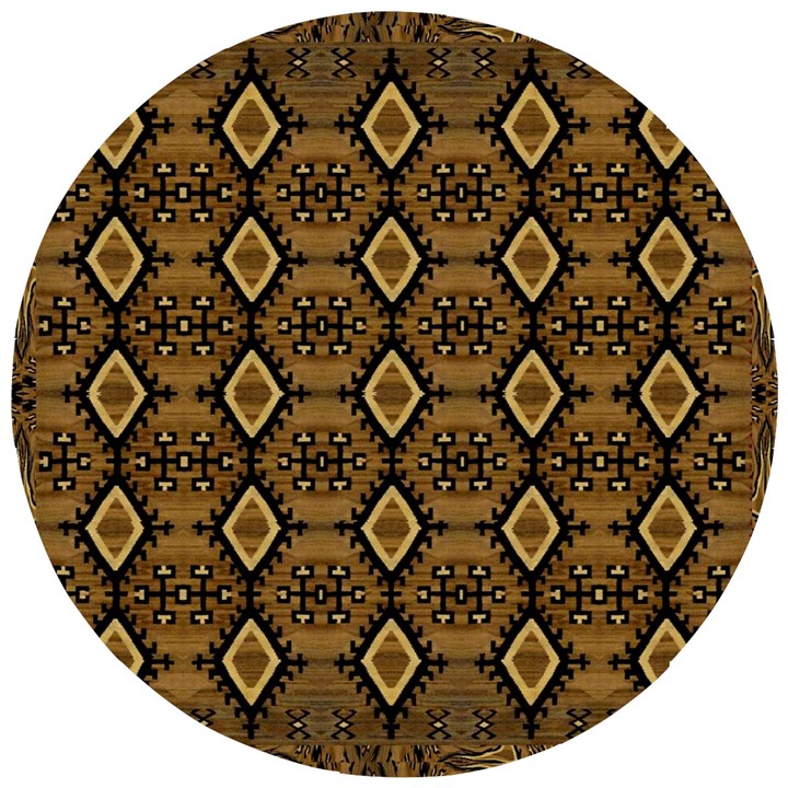 Navajo 1 Wooden Puzzle Round