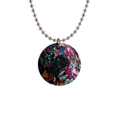 Wild Swans 1  Button Necklace